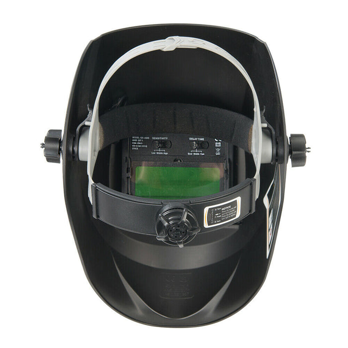 Auto Darkening Welding Helmet Variable & Grinding MIG TIG & ARC Safety Visor Loops