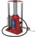 Air Operated Bottle Jack - 18 Tonne Capacity - 520mm Maximum Lifting Height Loops