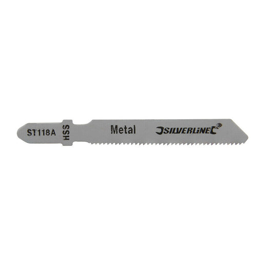 5 PACK 50mm Bayonet Jigsaw Blades HCS Wavy Set Teeth Thin Sheet Metal Cutter Loops