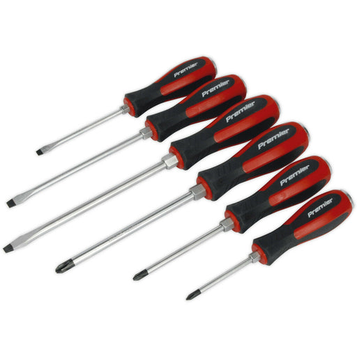 6 PACK Hammer Through Screwdriver Set - Hardened Steel Hammer Strike Chisel Caps Loops