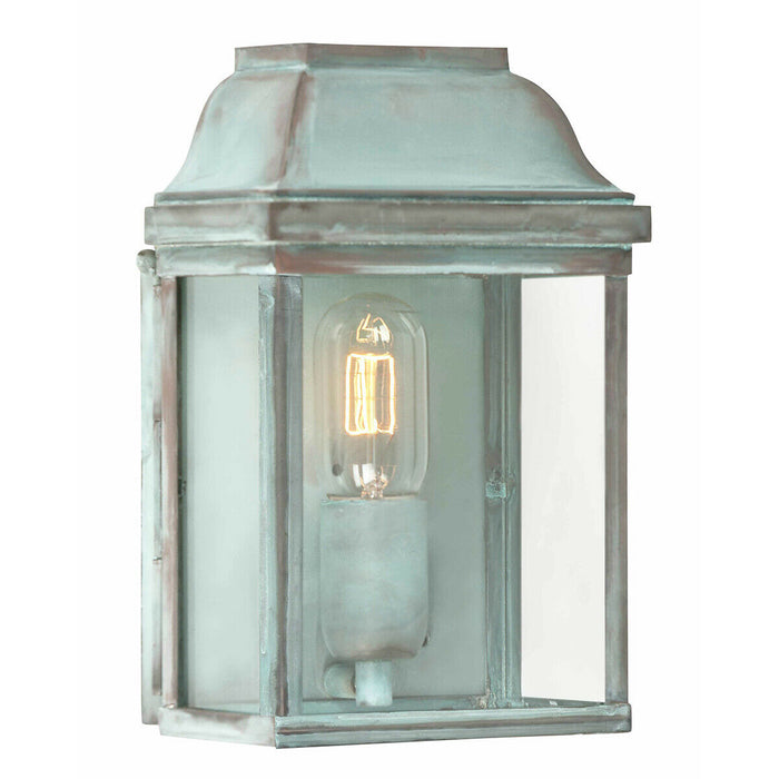 Outdoor IP44 Wall Light Sconce Verdigris LED E27 100W Bulb External d02557 Loops