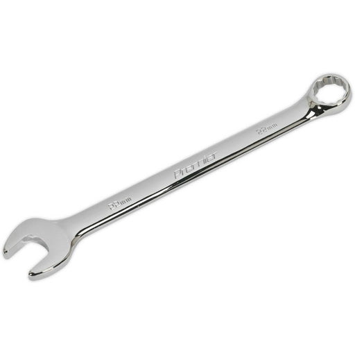 22mm Steel Combination Spanner - Long Slim Design Combo Wrench - Chrome Vanadium Loops