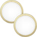 2 PACK Wall Flush Ceiling Light Brass Shade White Clear Glass Painted E27 1x60W Loops