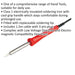 40W / 230V Electric Soldering Iron - Insulated Cool Grip For Prolonged Use Loops