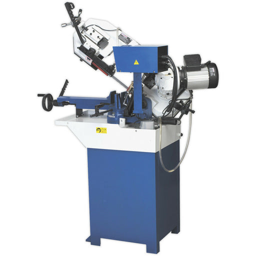 210mm Industrial Power Bandsaw - Coolant Fluid System - 900W Electric Motor Loops