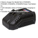 20V Mains Charger for Lithium-ion Power Tool Batteries - LED Indicator - 230V Loops