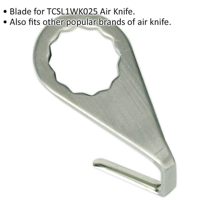 24mm Undercut Air Knife Blade - Suitable for ys11694 Air Knife - Bonding Knife Loops