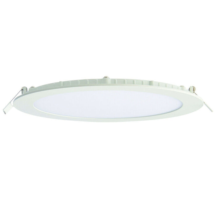 Ultra Slim Round Flush Ceiling Light 18W Cool White LED 4000k Corridor Lamp Loops