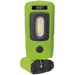 Lightweight Swivel Inspection Light - 3W COB & 1W SMD LED - Rechargeable - Green Loops