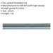 5 PACK Threaded Studding Rod - M12 x 1mm - Grade 8.8 Zinc Plated - DIN 975 Loops