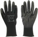 Knitted & Polycoated Mechanics Gloves - Extra Large - Open Backed Gloves Loops