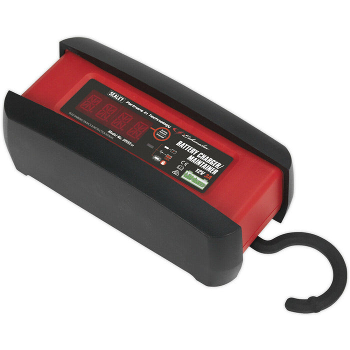 PREMIUM 3A 12V Intelligent Lithium Battery Speed Charger - 230V Power Supply Loops