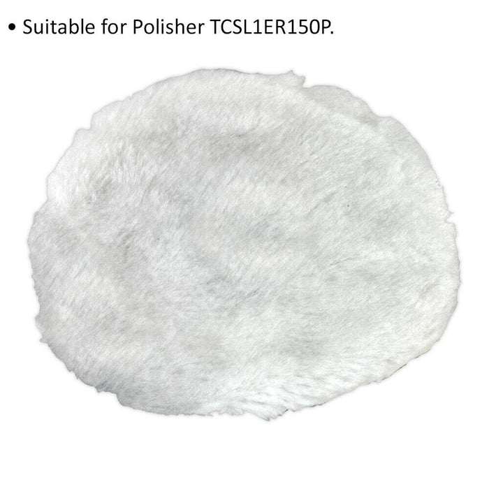 150mm Soft Touch Terry Bonnet - Suitable for ys04165 60W Orbital Car Polisher Loops