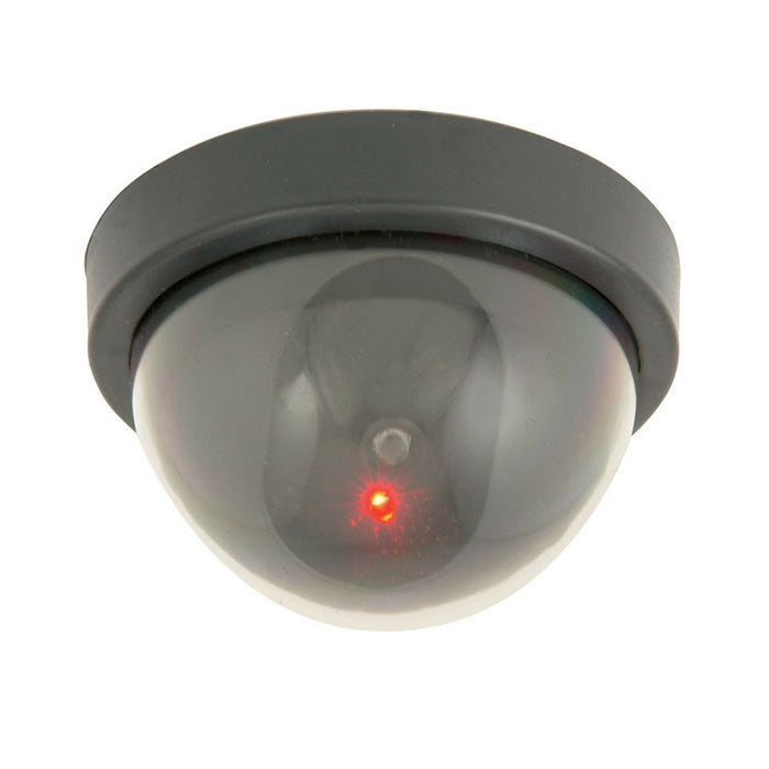 QTY 5 Fake Dome CCTV Security Camera Flashing Red Decoy Led Realistic Dummy Loops