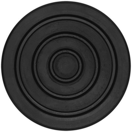 Safety Rubber Jack Pad - Type A Design - 137.5mm Circle - Fits Over Jack Saddle Loops
