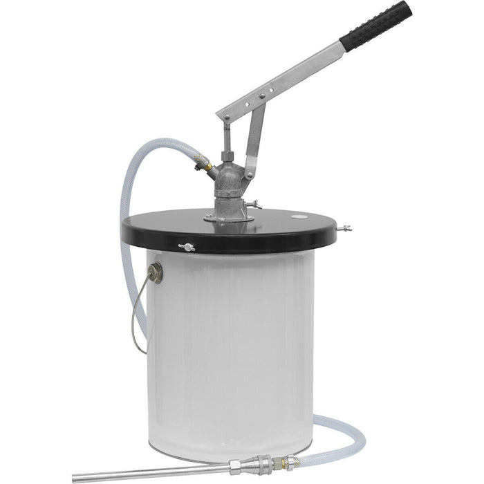 12.5kg Extra Heavy Duty Chassis Lube Filler Pump - Grease Bucket - High Volume Loops