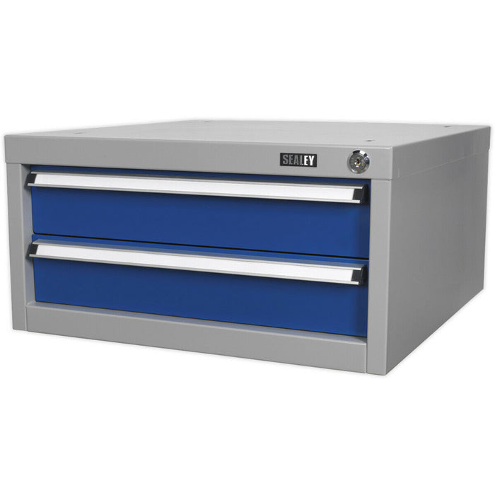 Double Drawer Unit - Suits ys02557 ys02560 & ys02562 Industrial Workbenches Loops