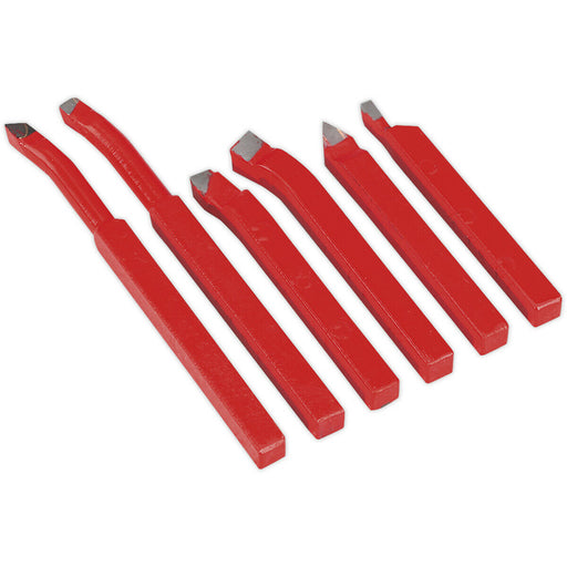 6 Piece HSS Cutter Tool Set - 8 x 8mm Section - Suitable for ys08845 Lathe Loops