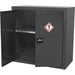 CoSHH Substance Cabinet - 900 x 460 x 900mm - Two Doors - 2-Point Key Lock Loops