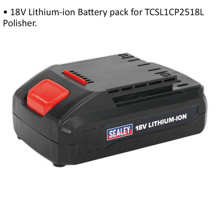 18V 1.3Ah Lithium-ion Power Tool Battery for ys03532 Cordless Polisher Loops