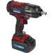 Cordless Impact Wrench - 1/2 Inch Sq Drive - 18V 3Ah Lithium-ion Battery Loops