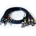 2.5m 8 Way XLR Male to 6.35mm ¼" Stereo Plug Loom Cable Lead Mic Stage Multicore Loops
