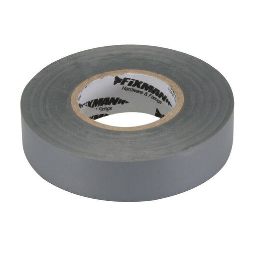 19mm x 33m Grey Insulation Tape PVC Electrical Wire Wrap Moisture Resistant Loops