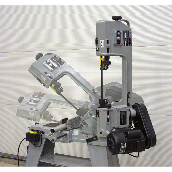 150mm 3-Speed Metal Cutting Bandsaw - Vice & Stand - Fully Guarded Blade Loops