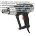 2000W Hot Air Gun Kit - 2 Step Temperature Control - Four Nozzles & Accessories Loops