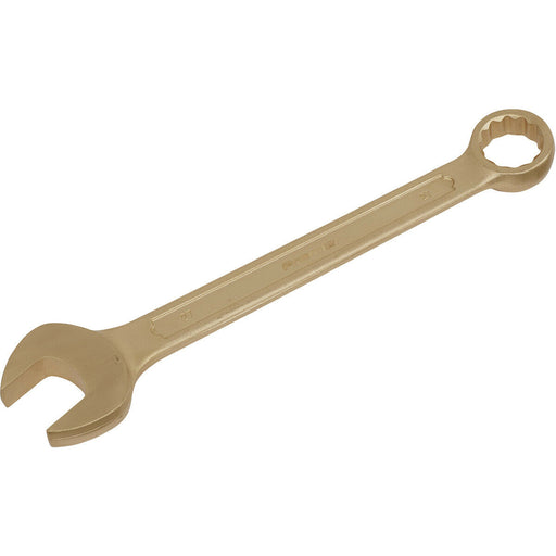 27mm Non-Sparking Combination Spanner - Open-End & 12-Point WallDrive Ring Loops