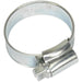 30 PACK Zinc Plated Hose Clip - 22 to 32mm Diameter - External Pressed Threads Loops