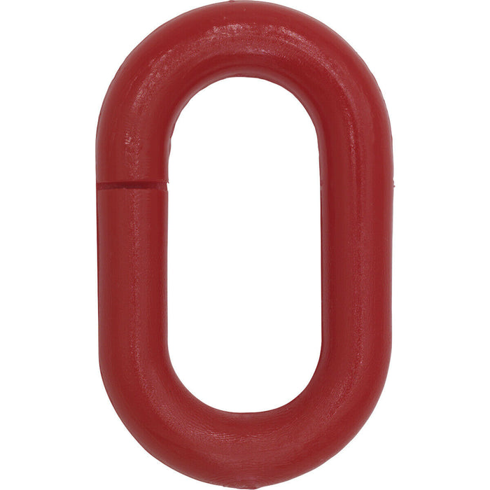 10 PACK Red Plastic Chain Connector - Suitable for ys04690 Plastic Safety Chain Loops