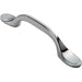 128mm Shaker Style Cabinet Pull Handle 76mm Fixing Centres Polished Chrome Loops