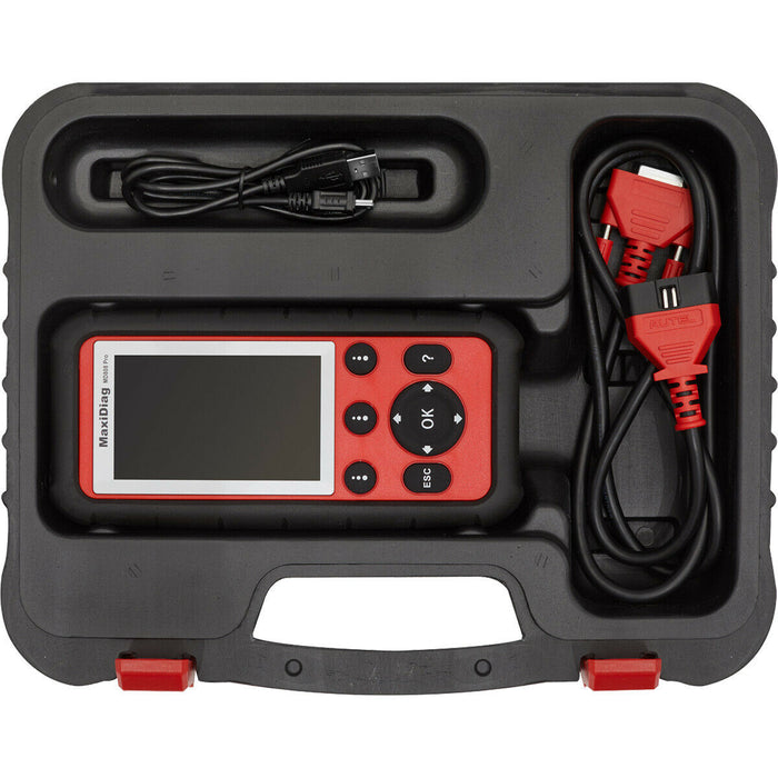 Multi Manufacturer Diagnostic Tool - EOBD Code Reader - Wide Range of Functions Loops