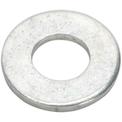 100 PACK Table 3 Zinc Flat Washer - 3/8" x 3/4" - Imperial - Metal Spacer Loops