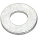 100 PACK Table 3 Zinc Flat Washer - 3/8" x 3/4" - Imperial - Metal Spacer Loops