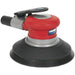 150mm AIR Random Orbital Palm Sander - 1/4" BSP - Variable Speed Hook & Loop Pad Loops