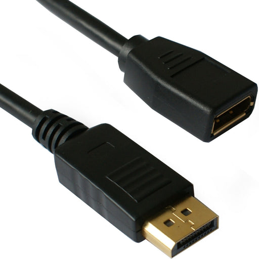 3M DisplayPort Male to Female Socket Extension Cable V1.2 PC Monitor Lead Loops