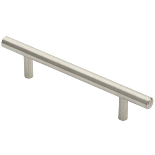 Round T Bar Pull Handle 146 x 10mm 96mm Fixing Centres Stainless Steel Loops