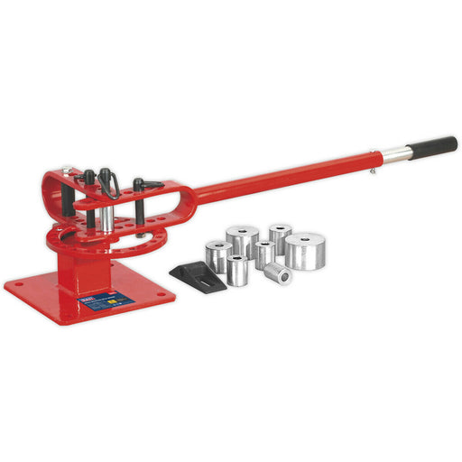 Bench Mounting Metal Bender - Manually Operated - Radiused & Angled Bends Loops