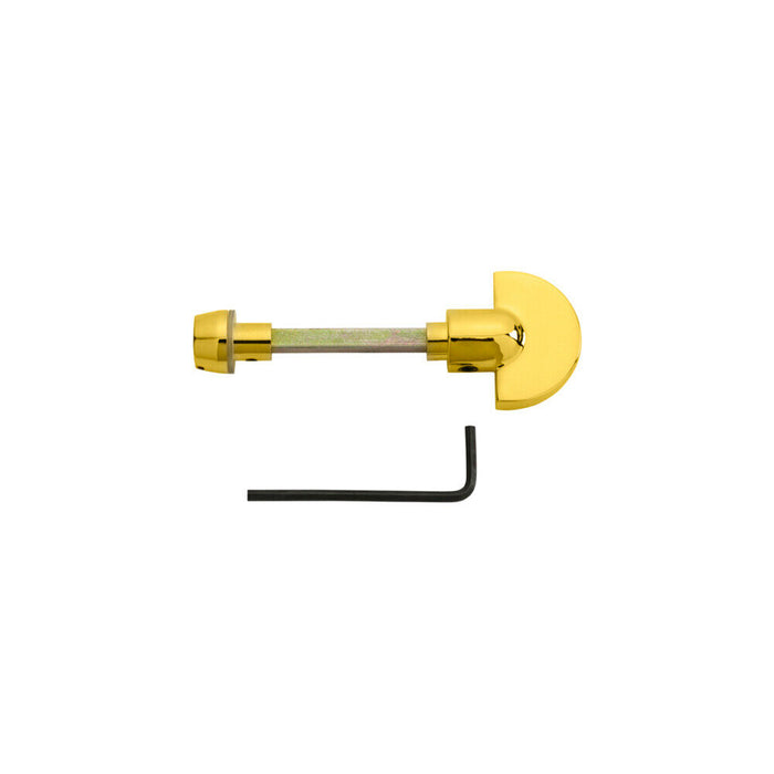 Spare Slim Thumbturn Lock and Release Handle 67mm Spindle Stainless Brass Loops