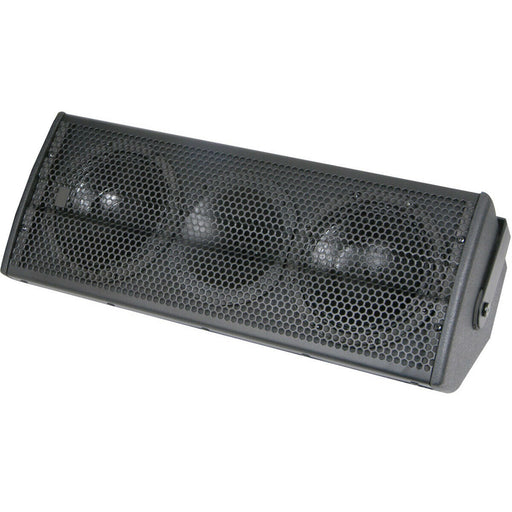 Premium Black 320W Multi Angle Dual Sub Speakers Wall Mount Enclosure Cabinet Loops