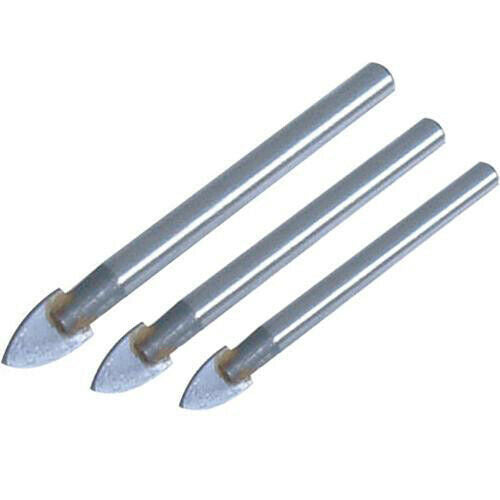 4 Piece Tile & Glass/Mirror Drill Bit Set 5mm 6mm 8mm Loops