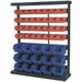 47 Tray / Bin Floor Standing Part Storage Rack - Garage & Warehouse Picking Unit Loops