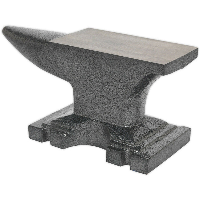 11kg Cast Iron Anvil - Single Bick - 170 x 90mm Working Surface - Bench Mounted Loops