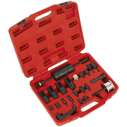 Diesel Injector Master Kit - Seized Injector Removal Tool Set - Storage Case Loops