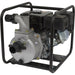 Petrol Powered Water Pump - 7 Horsepower Engine - 50mm Inlet - Shock Absorbers Loops