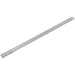 600mm Steel Ruler - Metric & Imperial Markings - Hanging Hole - 24 Inch Rule Loops