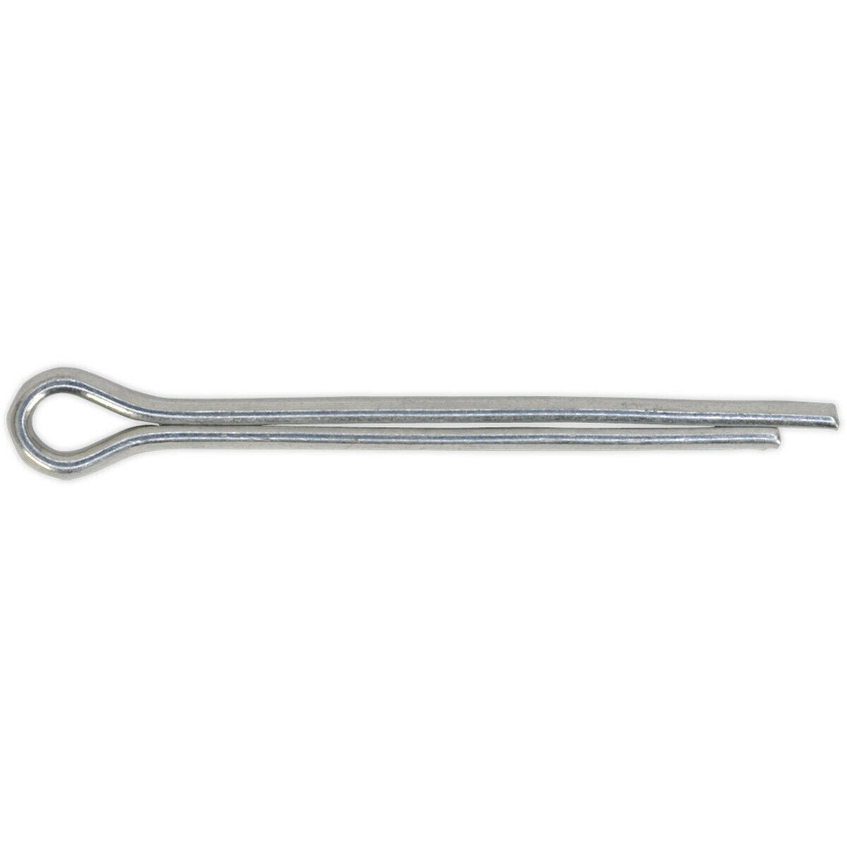 100x Split-Pins Pack - 2.4mm x 25mm Metric - Split Cotter Pin Zinc Plated Steel Loops