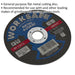 100 x 3.2mm Flat Metal Cutting Disc - 16mm Bore - Heavy Duty Angle Grinder Disc Loops
